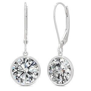 Moissanite Dangle Drop Earring